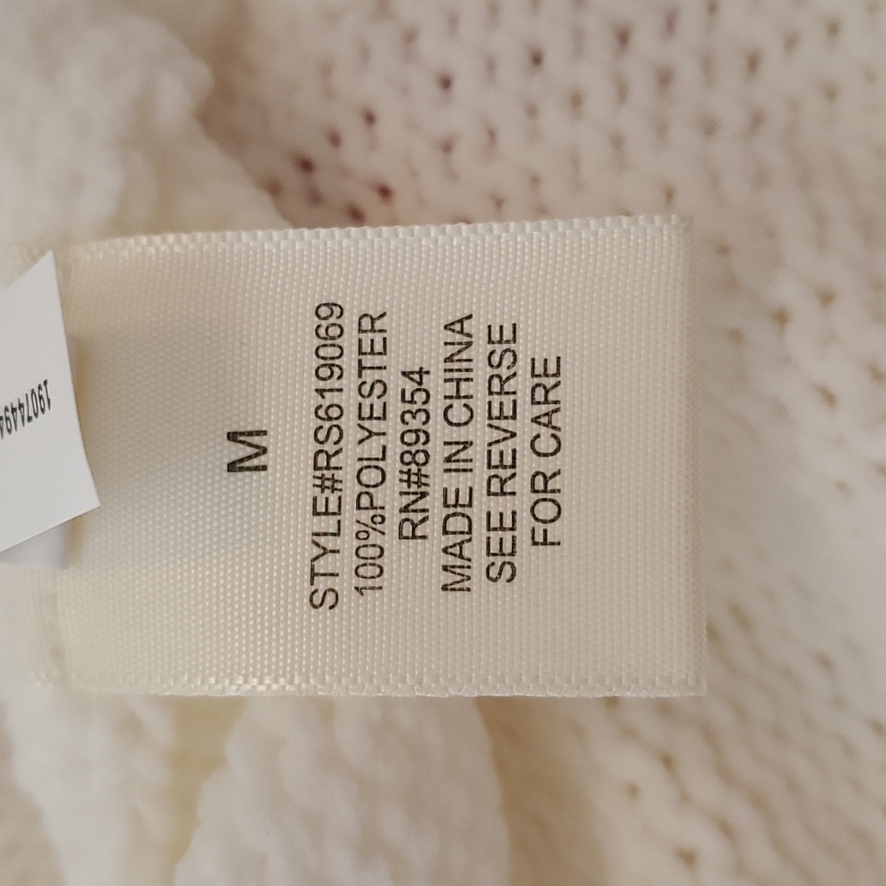 Womens Cream High low sweater - Picture 6 of 8